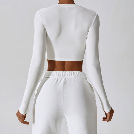 FlexForm Cropped Sleeve Top